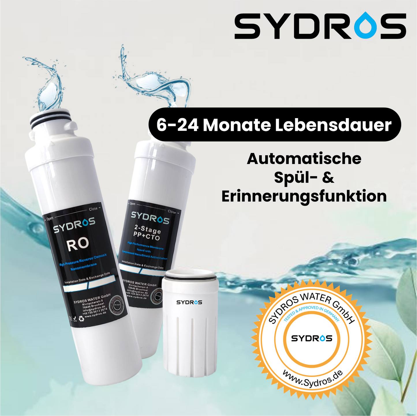 Sydros Rolexis Auftischfilter Ersatzfilterset