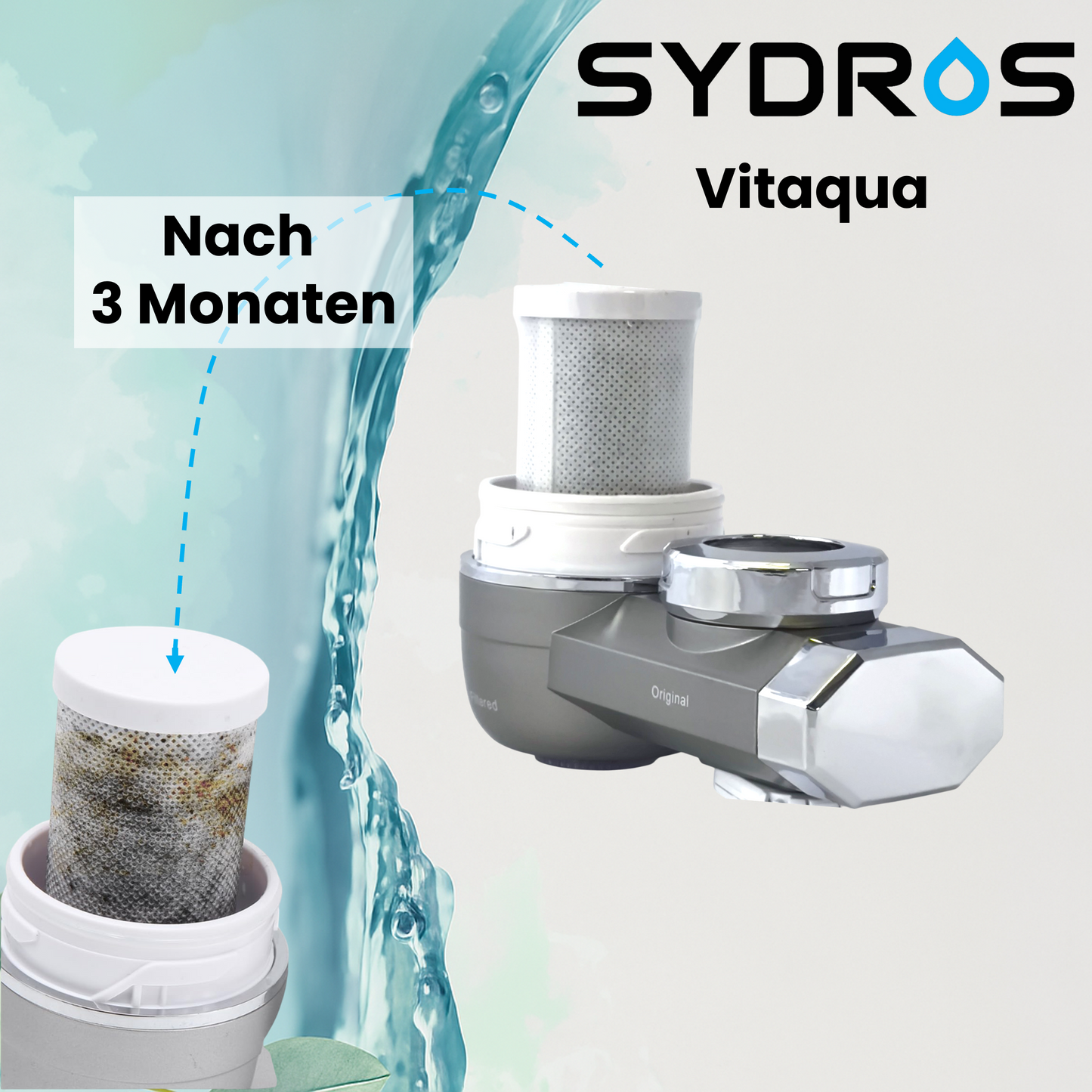 Sydros Vitaqua Wasserhahn Filter mit UV-Technologie