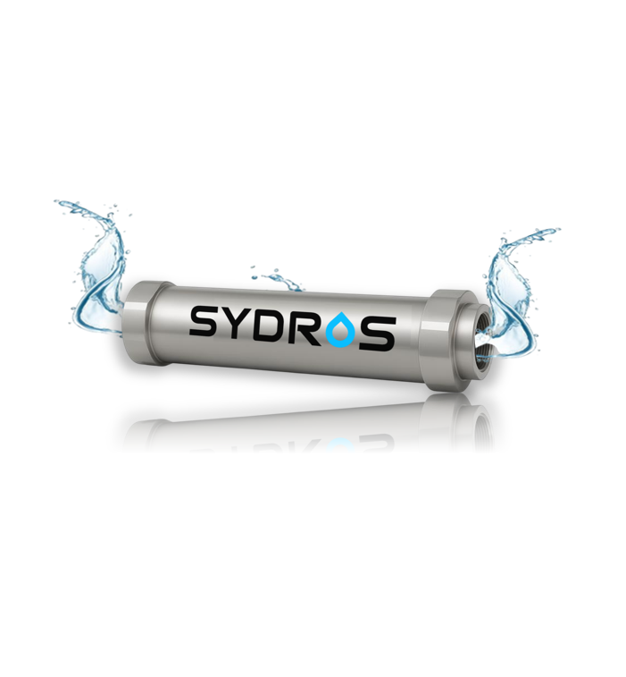 SYDROS Kalkschutzfilter XL – Chemiefreier Schutz fürs ganze Haus, wartungsarm & einfache Installation – Wasserfilter gegen Kalkablagerungen mit SET Technologie