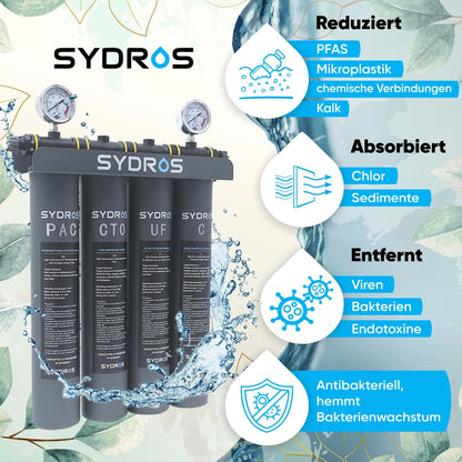 Sydros water filter Magnus 4-stage-filter for gastronomy