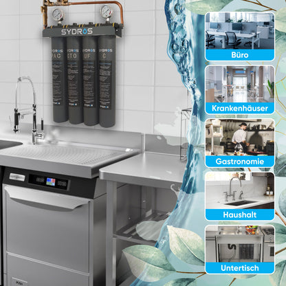 Sydros water filter Magnus 4-stage-filter for gastronomy